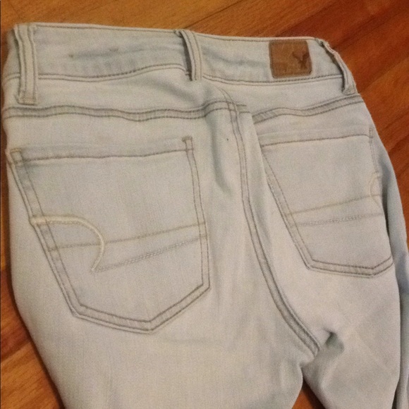 Light Blue American Eagle Skinny Jeans - Picture 5 of 5